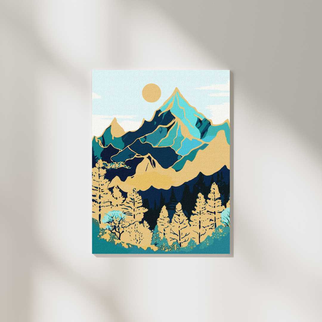 Mountain Landscape - Paint by Numbers