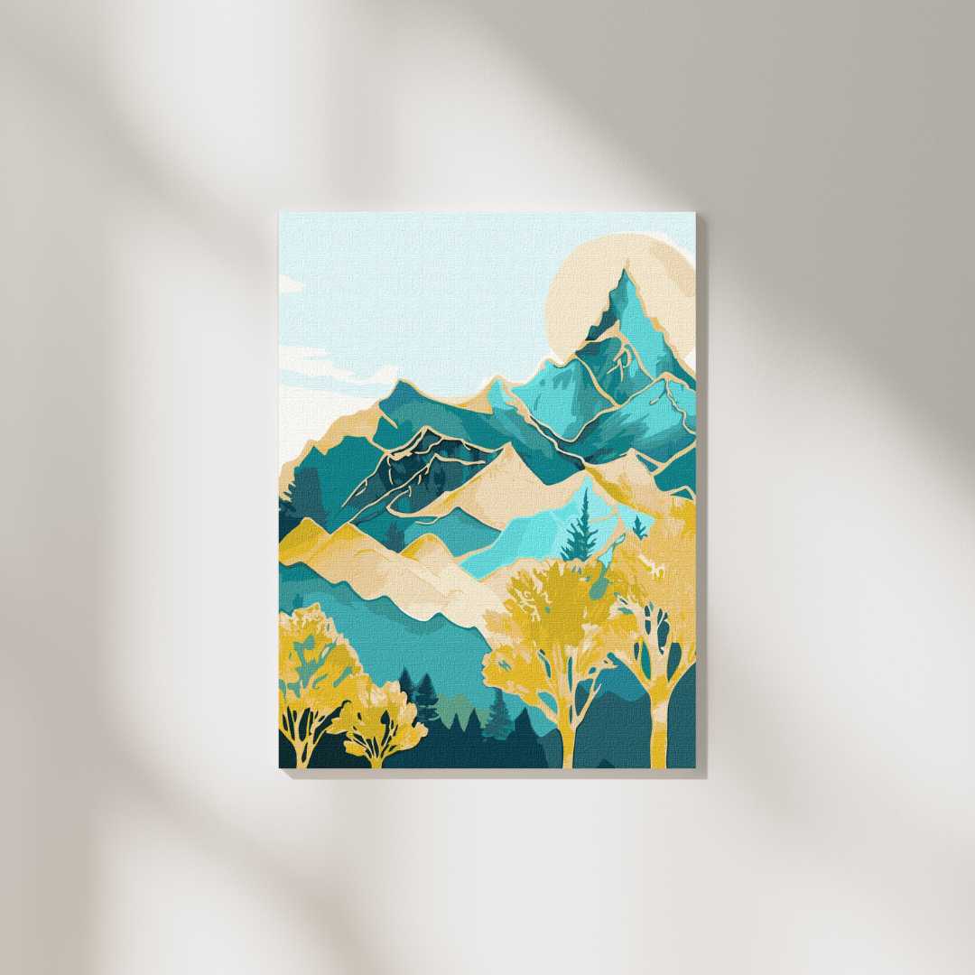 Mountain Peaks - Paint by Numbers