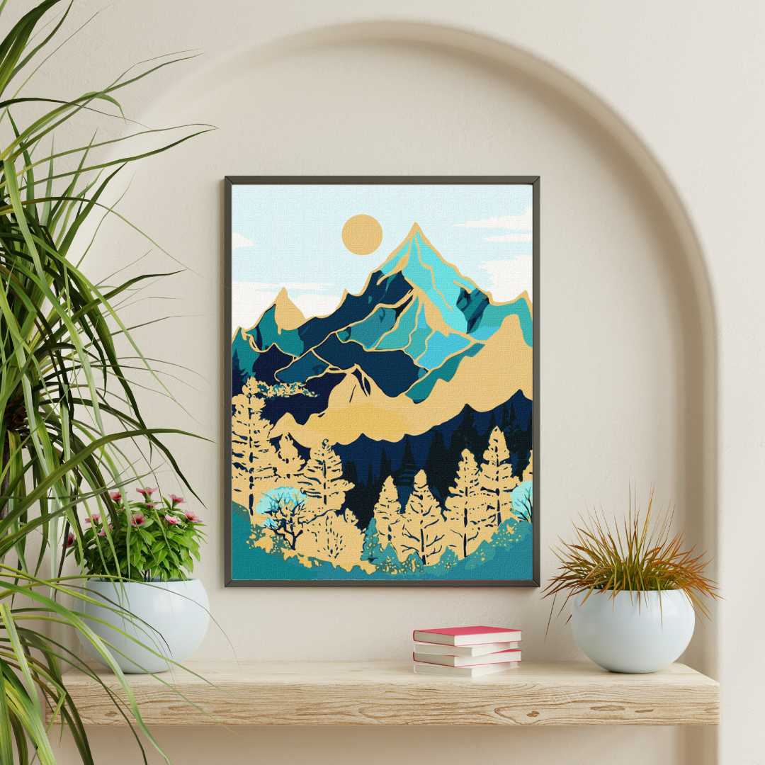 Mountain Landscape - Paint by Numbers