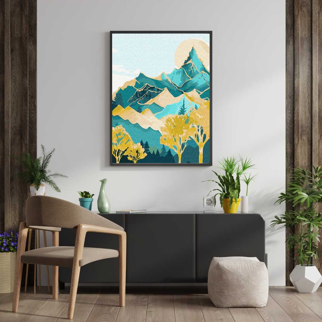 Mountain Peaks - Paint by Numbers