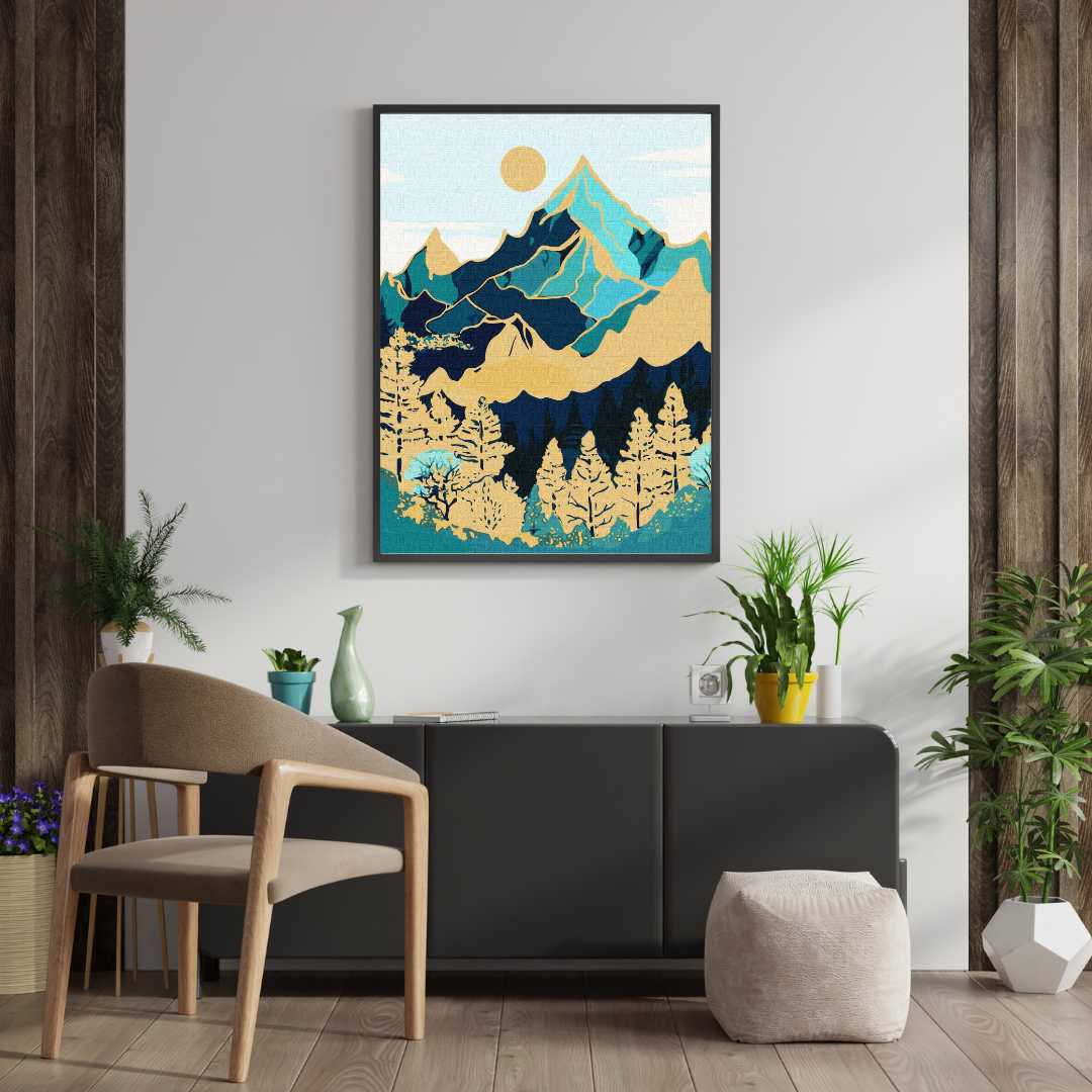 Mountain Landscape - Paint by Numbers