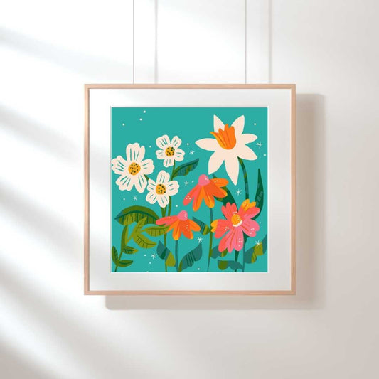 Bright Spring Flowers - Paint by Numbers