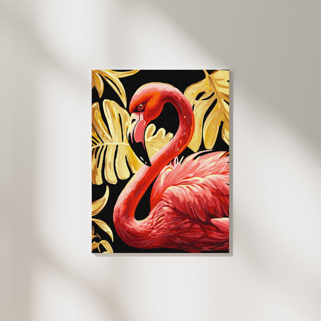 Elegant Flamingo - Paint by Numbers