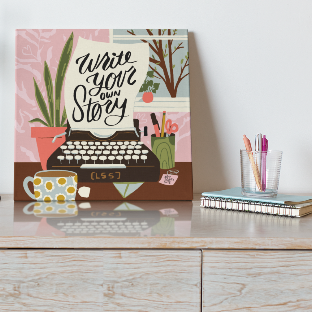 Write Your Own Story - Paint by Numbers