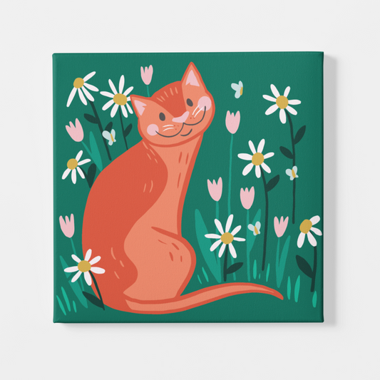 Happy Kitty - Paint by Numbers